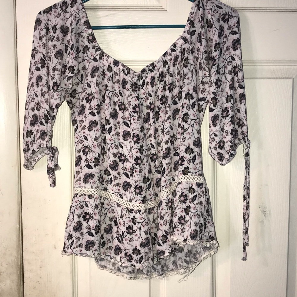 Off the shoulder shirt